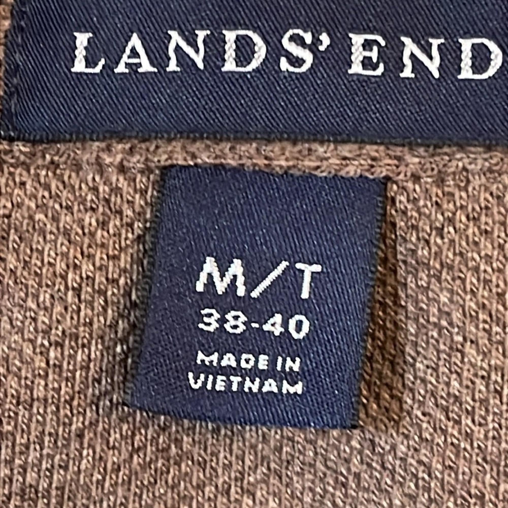 🌺Lands' End Men's Brown Sweater - Picture 5 of 6